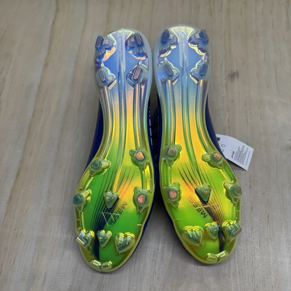 NEW Adidas F50 Messi Elite FG Mens Soccer Cleats Blue Sz 12 JP7435